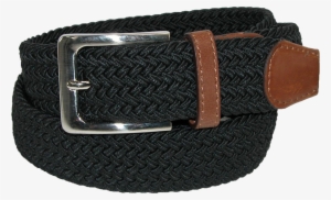 Ctm Mens Elastic Silver Buckle Belt Png Image
