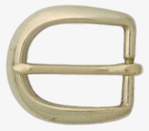 Belt Buckle - 1 1/2" Solid Brass Round Heel Bar Buckle