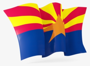 Vector Stock Waving Illustration Of Br - Arizona Flag Png