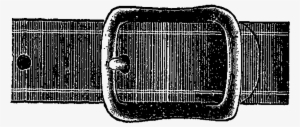 Free Digital Clip Art Of Vintage Belt Buckle - Belt Buckle Clipart Png