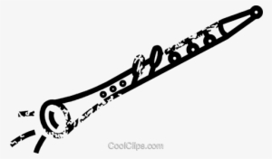 Clarinet Royalty Free Vector Clip Art Illustration - Transparent Clarinet Background