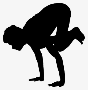 This Free Icons Png Design Of Male Yoga Pose Silhouette