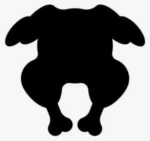 Chicken Silhouette Without Head - Portable Network Graphics