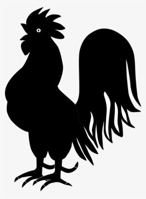 Chicken Farm Silhouette - Rooster Silhouette