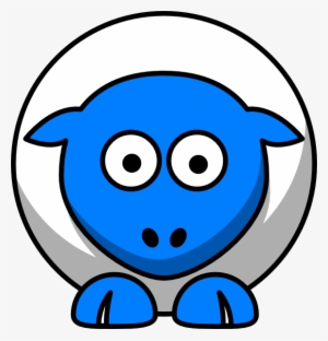 Original Png Clip Art File Sheep Looking Straight White