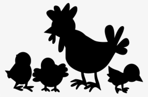 Download Png - Hen Silhouette Shower Curtain