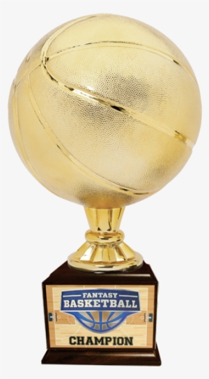 Fantasy Basketball Perpetual Gold Trophy - Fantasy Basketball League Trophy