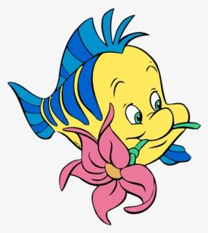 Little Mermaid Flounder Png Clipart Royalty Free Download - Flounder Disney