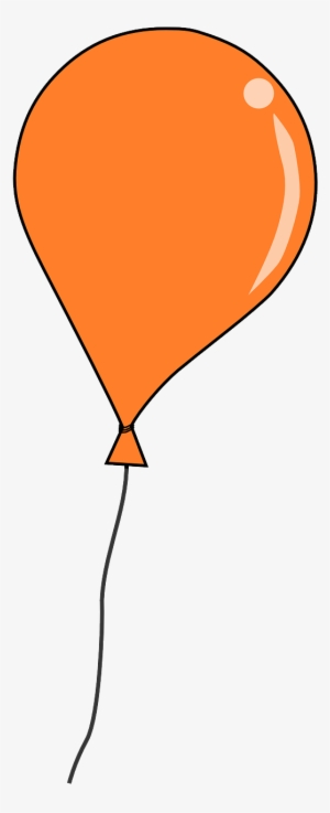 Orange Balloon Clipart Png - 326x816 PNG Download - PNGkit