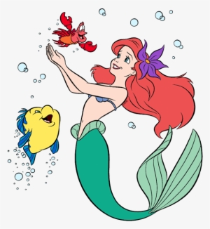 And Friends Clip Art Disney Galore Sebastian - Princess Ariel And Friends