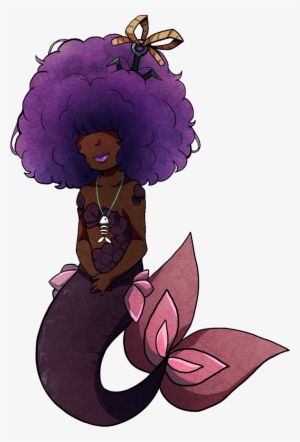 Black Women Art At Kema O By - Mermaid