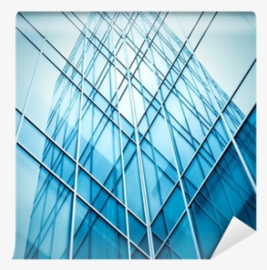 Beautiful Reflection In Glass Wall Of Modern Skyscrapers - Skyscraper