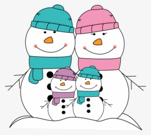 Snowman Clipart Pregnant - Snowman Family Clipart
