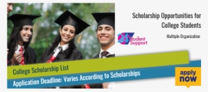 Scholarship Opportunities For College Students - Free Scholarships