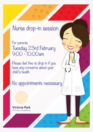 Free School Nurse Clipart - Drop In Sessions In School