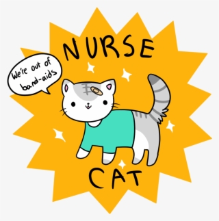 Cat Clipart Nurse - Bp Plus Fuel Card