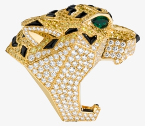 Faune Et Flore De Cartier Ringyellow Gold, Emeralds, - Ring