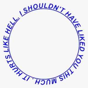 Heartbreak Circle Blue Aesthetic Freetoedit - Aesthetic Blue Png