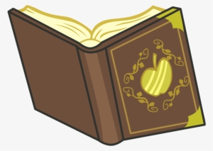 Lost In Equestria, Book, No Pony, Object, Open Book, - Mlp Family Apple Vector