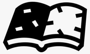 Vector Illustration Of Open Book Printed Work Of Literature