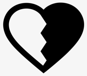 Heartbreak By Mrfa From Noun Project - White Heart Break Png