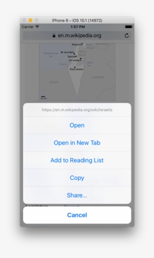 And I Tap Share Button Then It Opens A Similar Share - React Native Bottom Menu