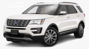 Carro - White Ford Explorer 2017 - 800x390 PNG Download - PNGkit