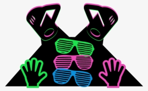 Blacklight Dj Events Ny - Blinkrock Led Hip Hop Sunglasses Green