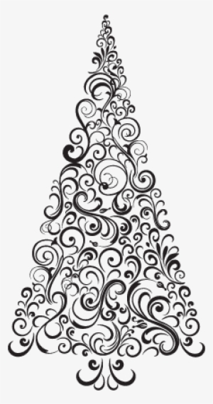 Download Christmas Tree - Swirl - Swirly Christmas Tree Svg ...