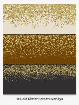 Different High-resolution Gold Glitter Border Overlays, - Will You Be My Bridesmaid Gold Greeting Cards