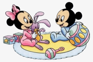 Amd Clipart Minnie Mouse - Mickey E Minnie Baby