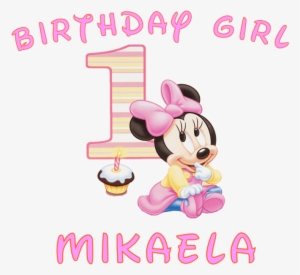 Baby Girl First Birthday Clipart ✓ All About Clipart - Baby Minnie Mouse 1