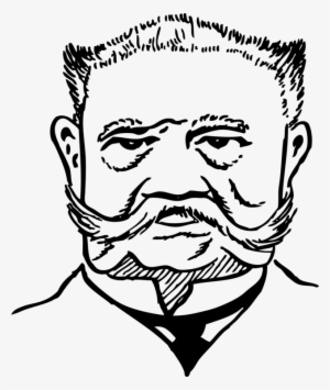 Hindenburg Disaster Germany Cartoon Drawing Caricature - Paul Von Hindenburg Drawing