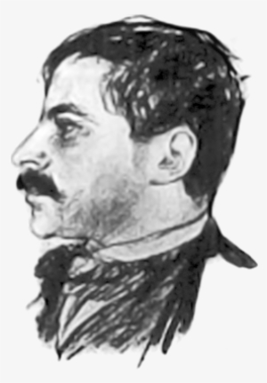 Jakob Wassermann In 1899 Drawing By Emil Orlik - Jakob Wassermann