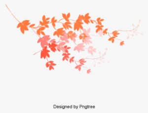 Cartoon Simple Hand-painted Autumn Leaf Design, Cartoon, - Autumn