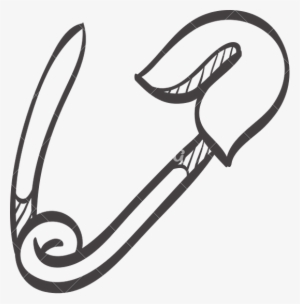 Safety Pin Drawing At Getdrawings - Safety Pin Coloring
