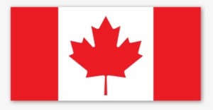 Canada Flag Sticker - Canada Flag With Name