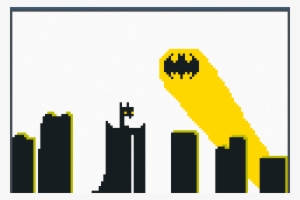 Bat Signal Pixel Art