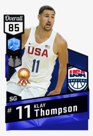 Klay Thompson Sapphire Card - Yogi Ferrell Nba 2k17 Card