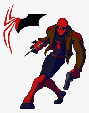 Red Hood / Scarlet Spider Fan Art - Spiderman And Red Hood