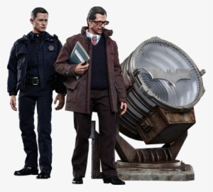 John Blake And Jim Gordon With Bat-signal Action Figure - Jim Gordon The Dark Knight Rises