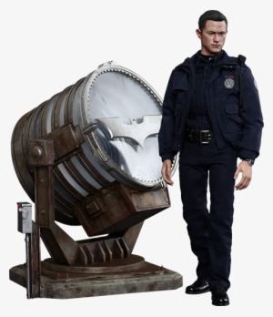 Dc Comics Collectible Set John Blake With Bat-signal - Hot Toys Batman 1:6 John Blake