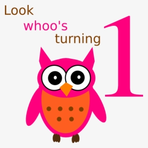 Owl 1st Birthday Svg Clip Arts 600 X 599 Px