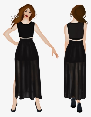 This Free Icons Png Design Of Front And Back View Woman
