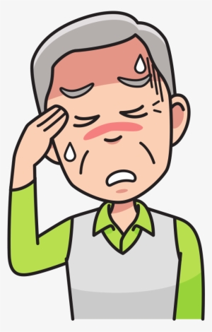 Onlinelabels Clip Art Grandfather Details - Headache Clipart