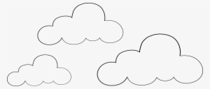 Dream Cloud Template - Line Art