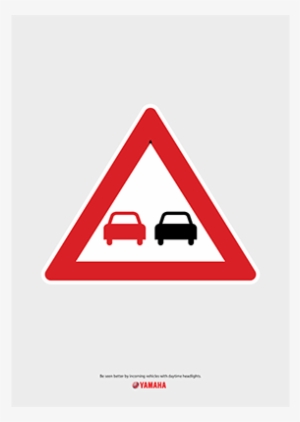 “yamaha Motorcycles Headlight Road Signs Campaign” - Halteverbotslinie