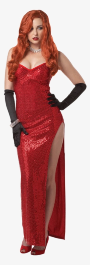 For A Jessica Rabbit Inspired Outfit Look No Further - Silver Screen Sinsation Costume