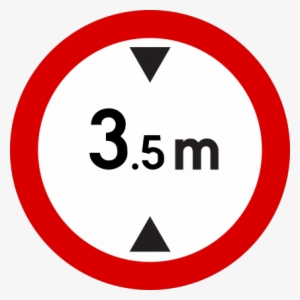 No Entry For Vehicles Exceeding - Speed Limit Sign In Uae