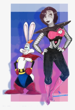 Ya'll Have The Papyrus And Mettaton Who Framed Roger - Mettaton Jessica Rabbit